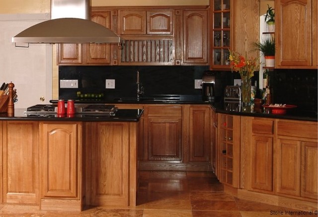 bleached maple kitchen cabinets