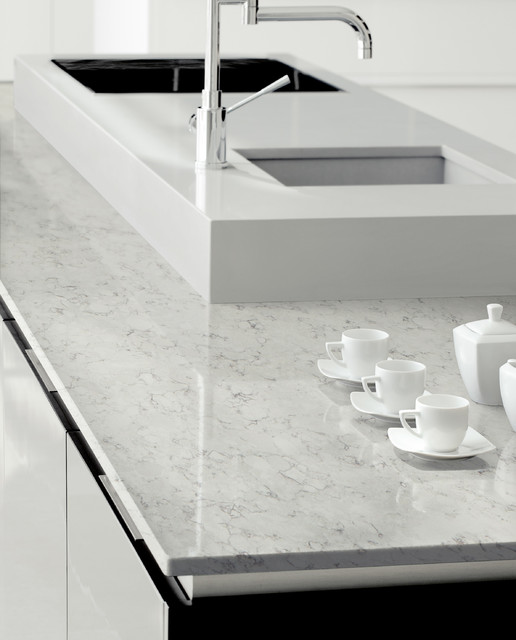 Silestone Blanco Orion Kitchen Natural Quartz Countertop contemporary ...