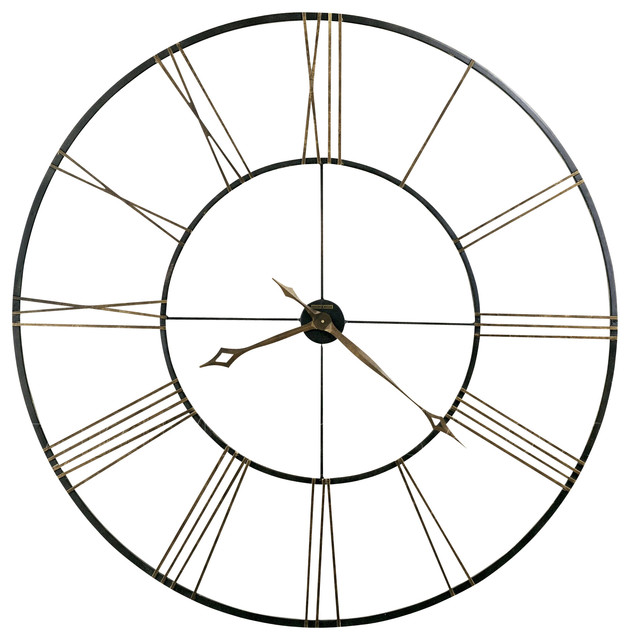 Howard Miller 49" Wrought Iron Wall Clock Postema Contemporary