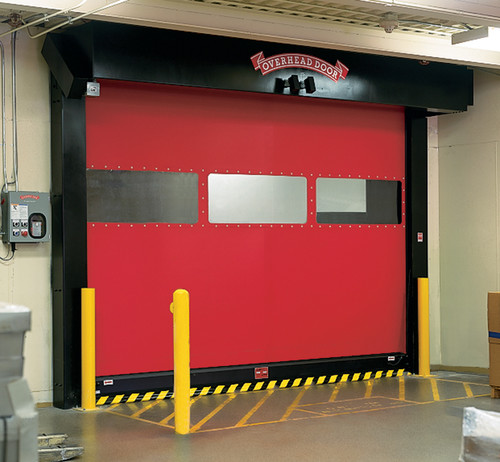 Commercial garage doors with company personality.