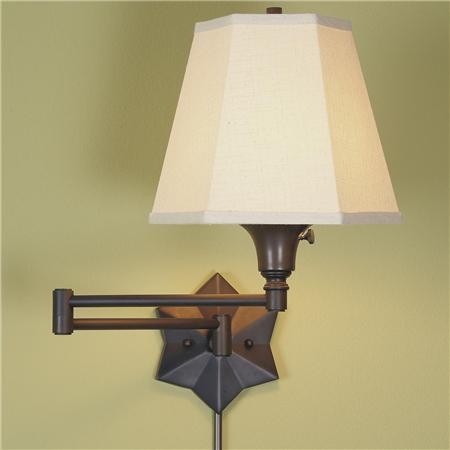 Star Swing Arm Wall Lamp, Three Colors - Traditional - Swing Arm Wall Lamps - by Shades of Light