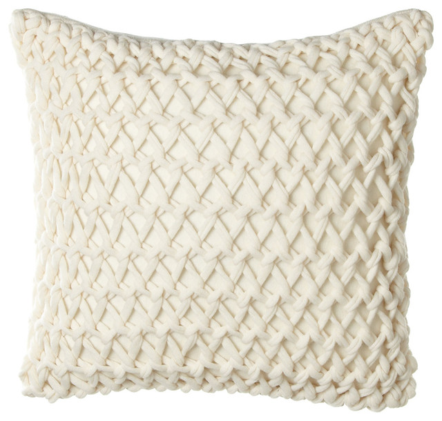 Peacock Alley KnottedYarn Pillow Traditional Decorative Pillows