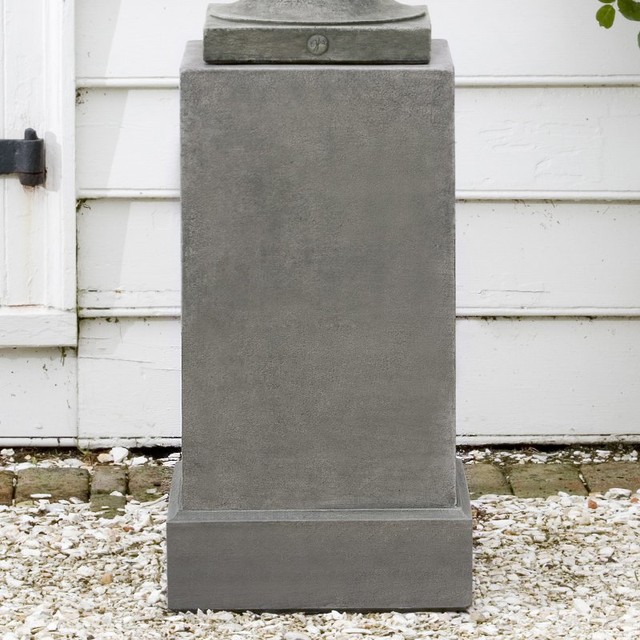Campania International Classic Tall Pedestal For Cast Stone Garden