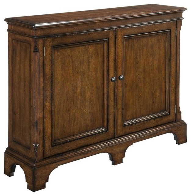 New Narrow Hall Cabinet Solid Wood Cherry traditional-storage-units 