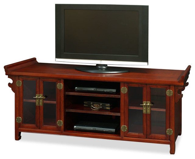 Elmwood Altar Style Media Cabinet Asian Entertainment Centers And Tv Stands By China