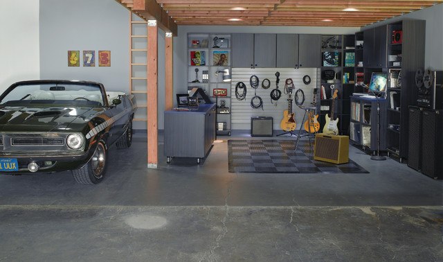 contemporary garage and shed by California Closets