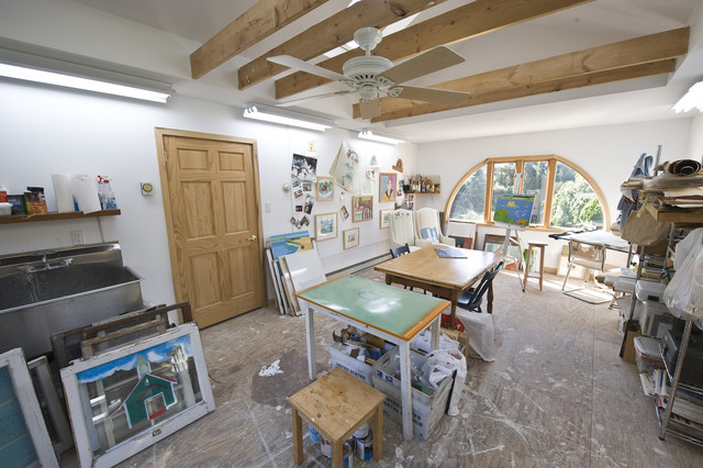 Houzz Garage Turned Into Art Studio Joy Studio Design