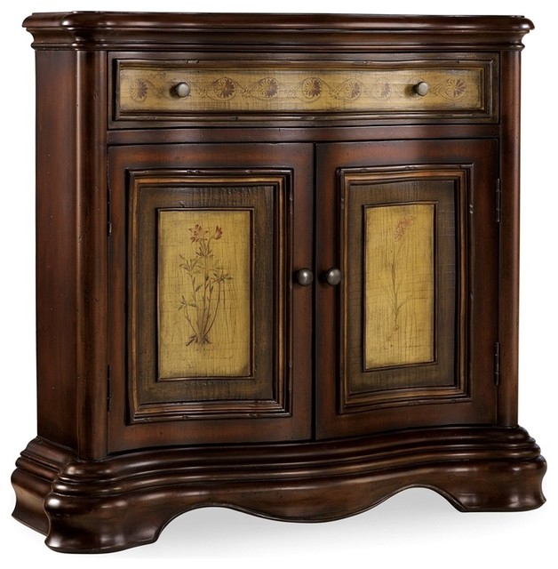 Vineyard Shaped Hall Chest Traditional Accent Chests And