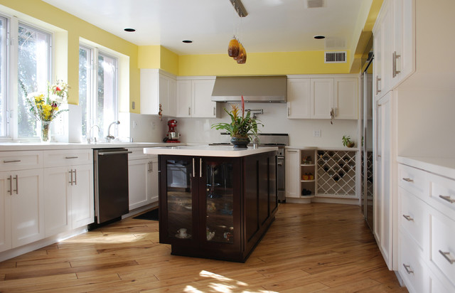 Birch White Shaker Custom transitional-