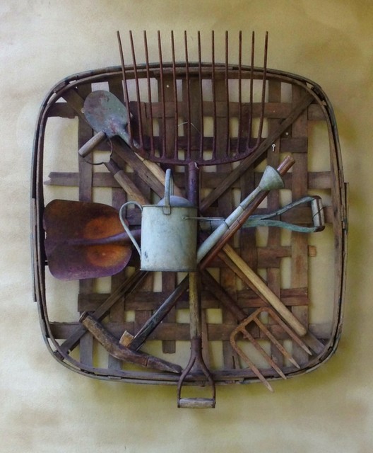 French Country Rustic tool badge - Traditional - other ...