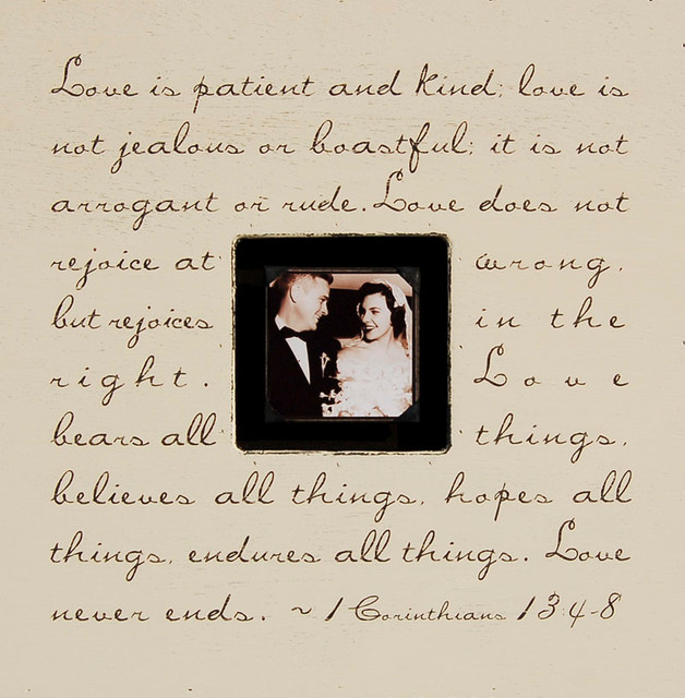 Love is Patient and Kind Square Picture Frame modern-frames