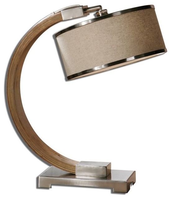 Half Moon Table Lamp Modern Table Lamps by Silver Nest