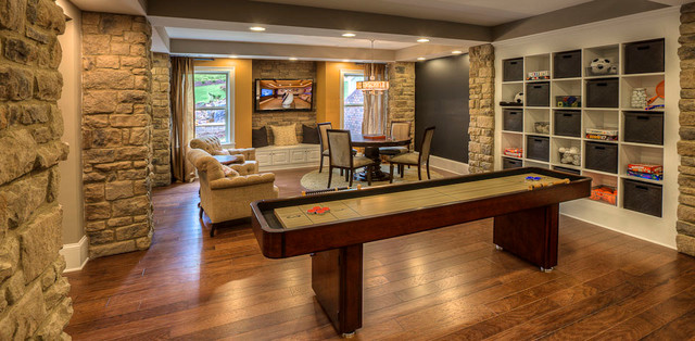 Ashton Woods Atlanta Basements traditional living room