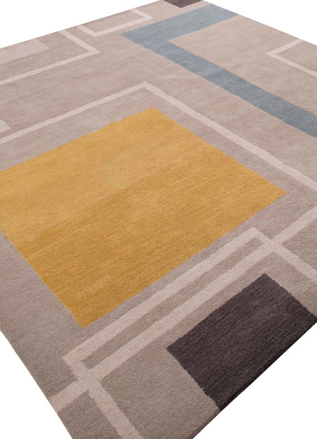 Hand Tufted Square Wool Rug (8x8) - Transitional - Rugs - by Aster Lane