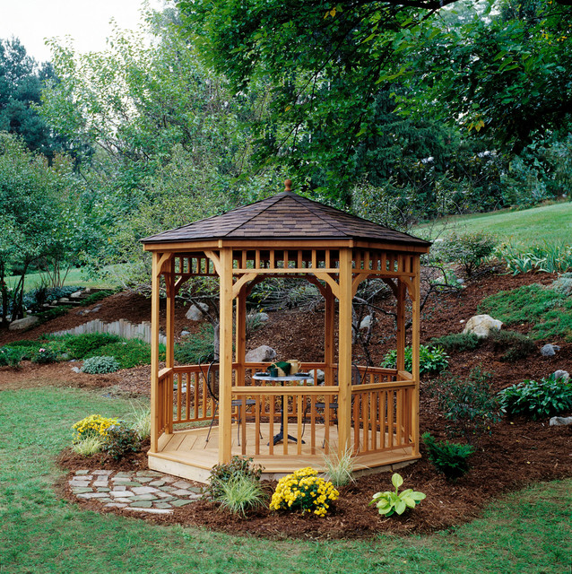 Cedar Gazebos Traditional Gazebos other metro by Backyard Buildings