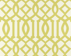 Imperial Trellis Wallpaper, Citrine contemporary wallpaper