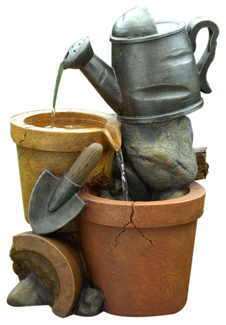 jeco inc patio decorative small water can water fountain jeco inc patio decorative small water can water fountain