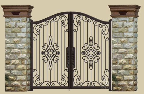 IRON DOORS and GATES traditional