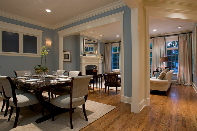 traditional dining room by Michael Abrams Limited