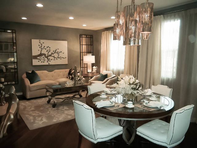 HGTV Showhouse Showdown TV show contemporary living room