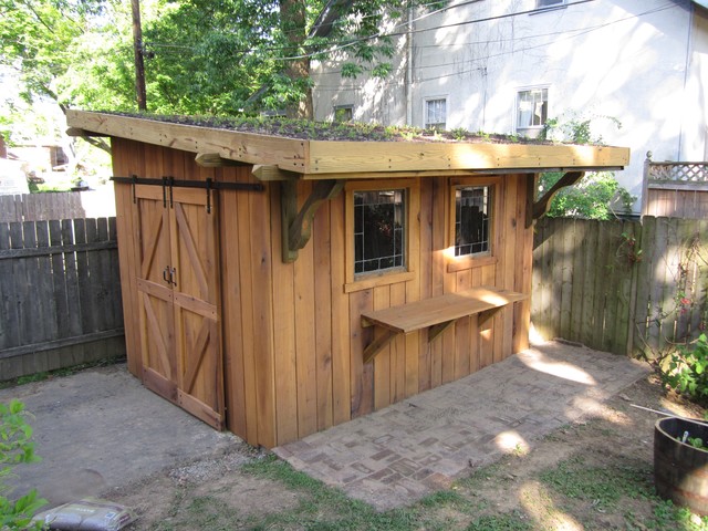 Roof Garden Shed Designs