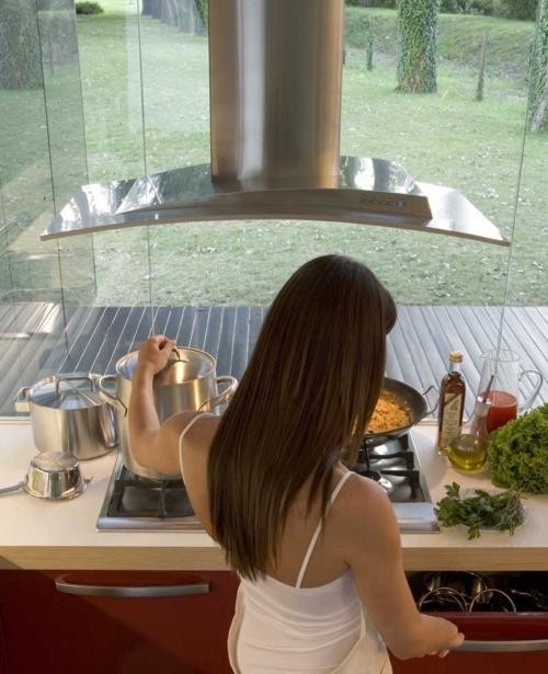 36" Acqualina Glass Island Range Hood Range Hoods And Vents new