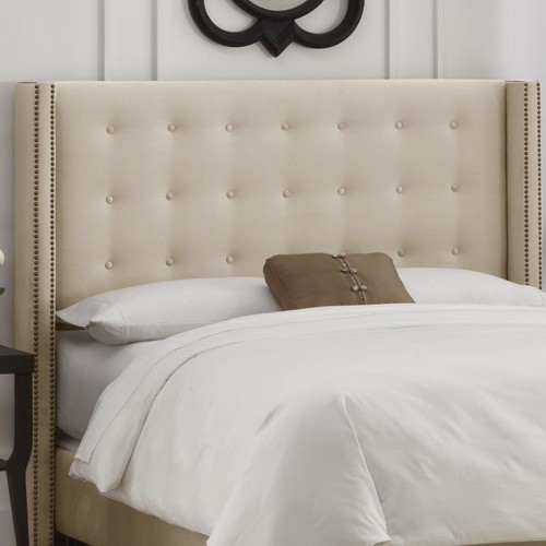 Button Tufted Upholstered Headboard Modern Headboards How To Make A Upholstered Headboard With Buttons