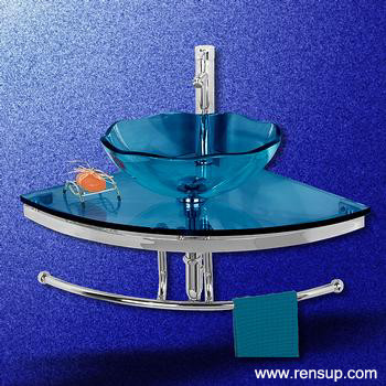 Glass Corner Sinks - Traditional - Bathroom Sinks - other metro - by ...