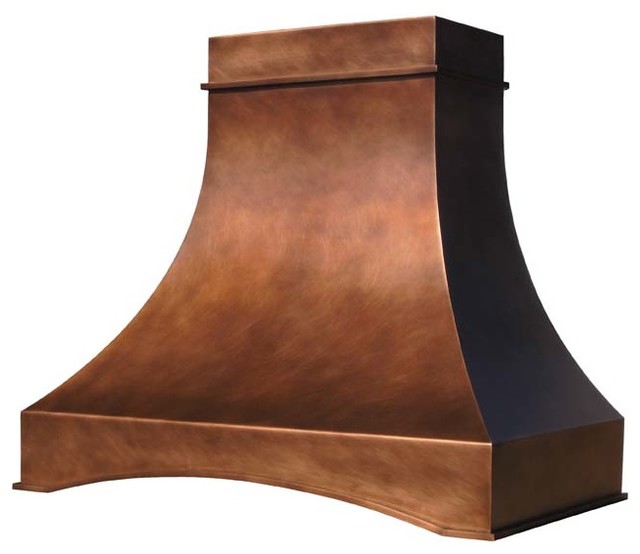 Copper Range Hood Arched Sweep Vogler Range Hoods And Vents