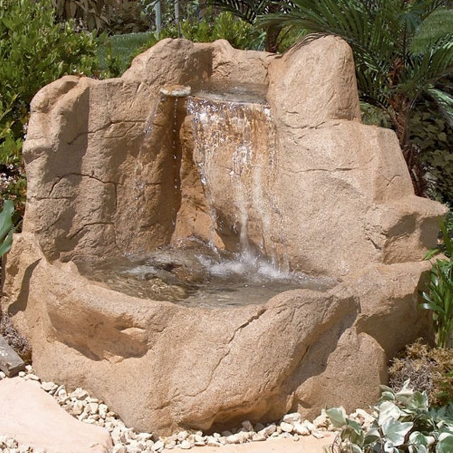 Summit Falls Water Fountain - traditional - outdoor fountains - by ...