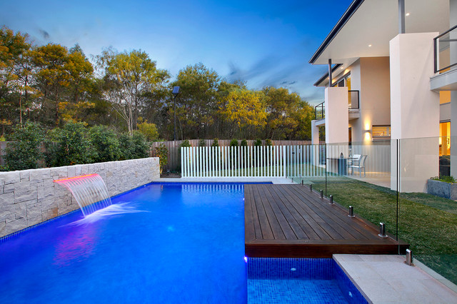Modern pool design contemporary landscape other for Pool design garden
