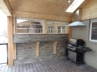 Kuntz Covered Deck - toronto - by JWS Woodworking and Design Inc.