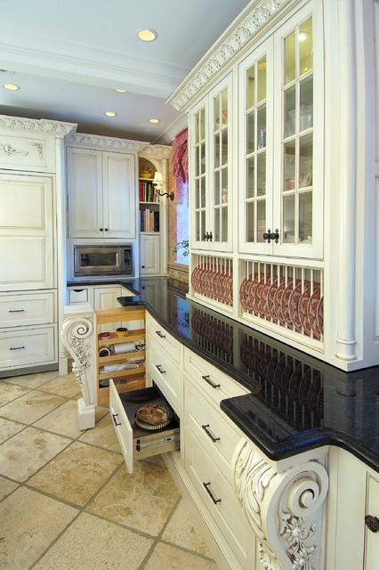 Pretty in Pink traditional-kitchen