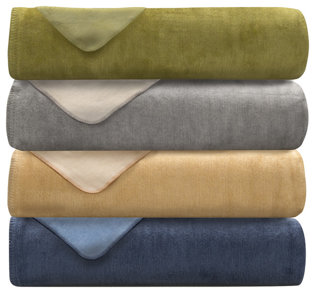 Lacozee, Cashmere soft Cotton Reversible Blanket, Imported from