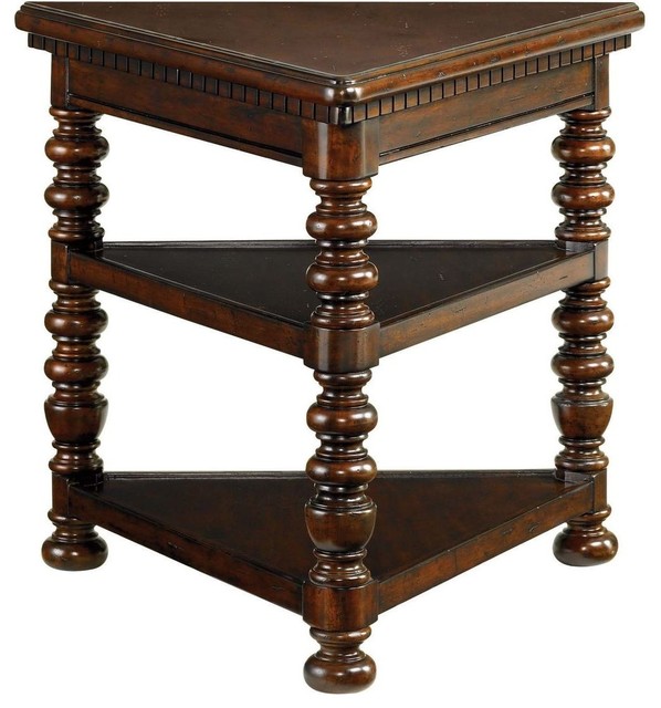 Tommy Bahama Home Kilimanjaro Siliana Triangle Table Traditional