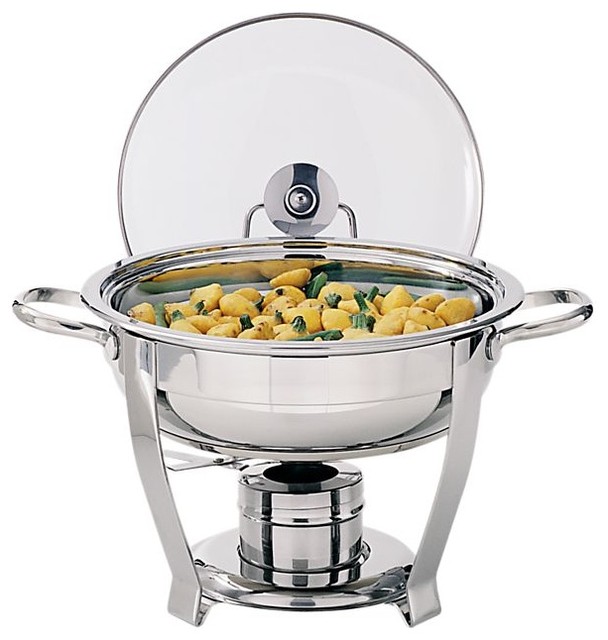 Stainless Chafing Dish Modern Serving Utensils by Crate&Barrel