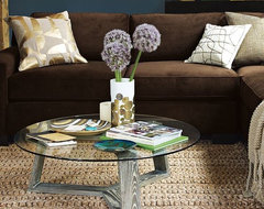 Ion Glass Round Coffee Table modern-coffee-tables