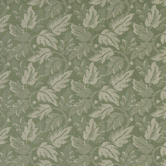 Lime Green Leaf Floral Heavy Duty Crypton Fabric By The Yard