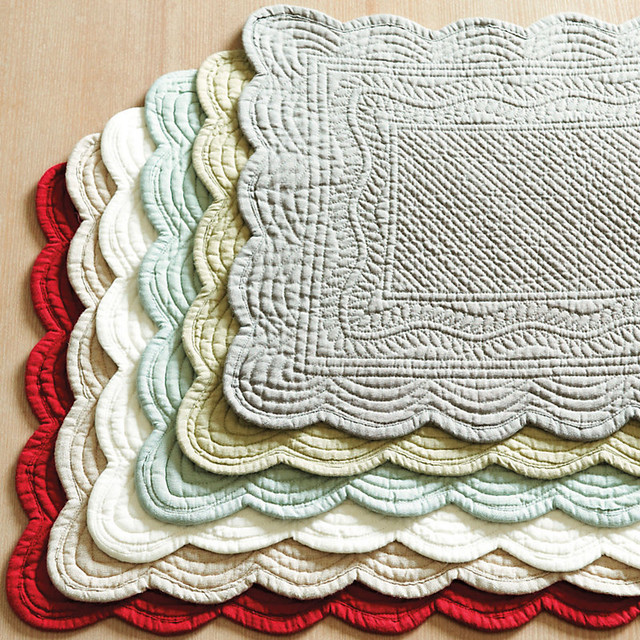 Marseille Rectangular Placemats Set of 4 Traditional Placemats