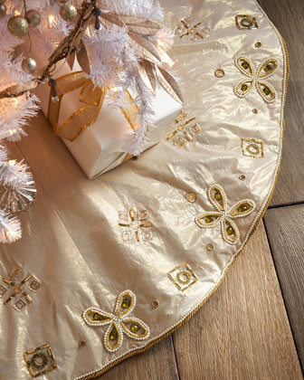 kim seybert bronze gold holiday tree skirt traditional kim seybert bronze gold holiday tree skirt traditional