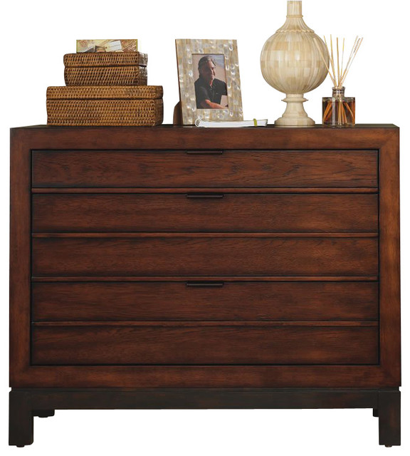 Tommy Bahama Home Ocean Club Coral Nightstand Transitional Nightstands And Bedside Tables