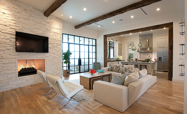Cat Mountain Residence transitional-living-room