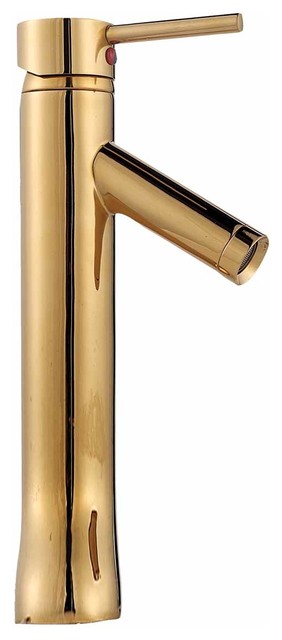 Faucets Brass PVD Single Handle Tall Faucet 13120 modern-bathroom ...
