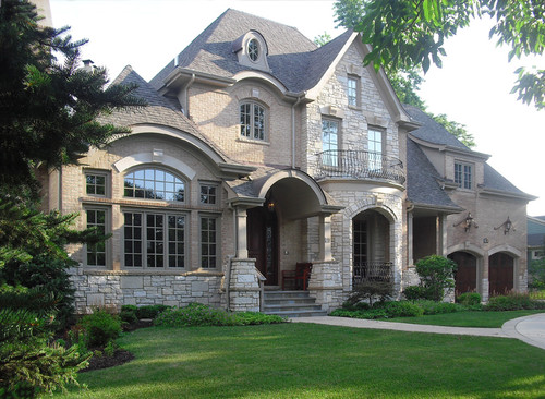 Ivory Brick and Stone Exterior