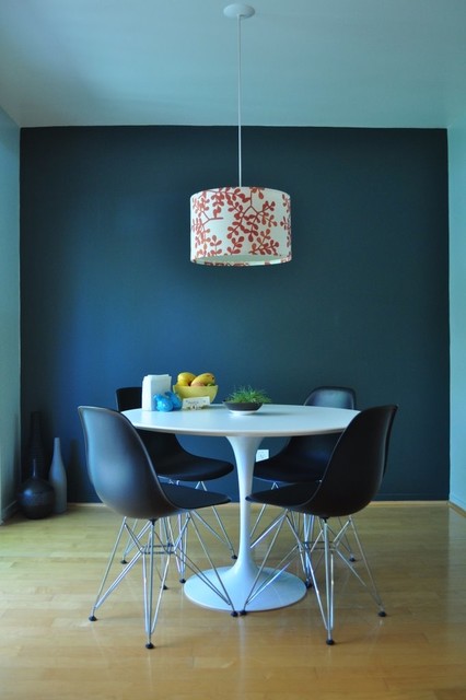 Deep Turquoise Dining Room - modern - dining room - san francisco ...