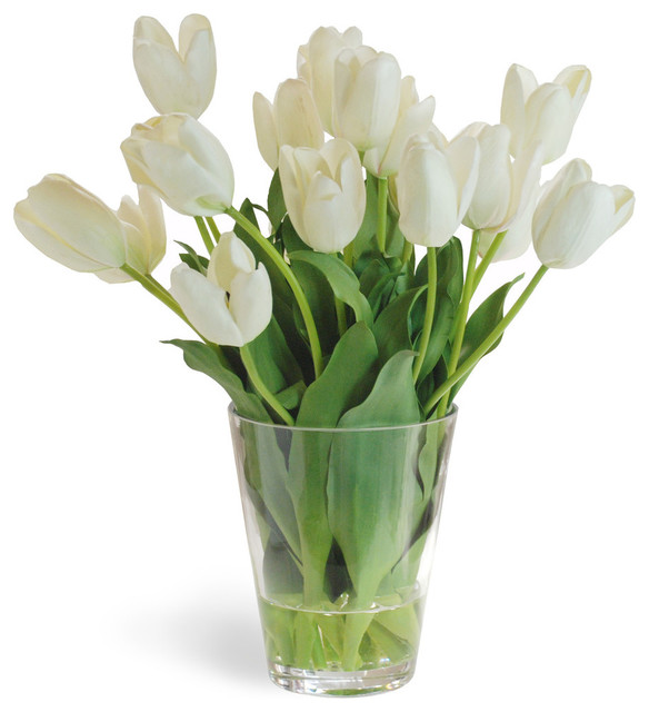 Tulips flower arrangement
