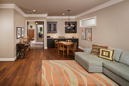 Custom Home Remodel Living Room by Morning Star Builders of Houston TX