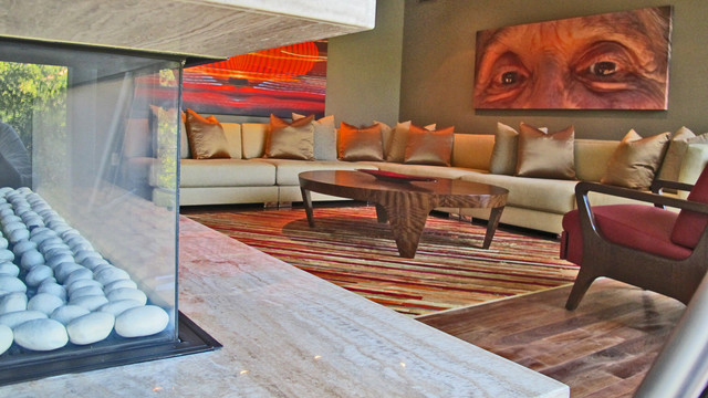 Beverly Hills, CA contemporary living room