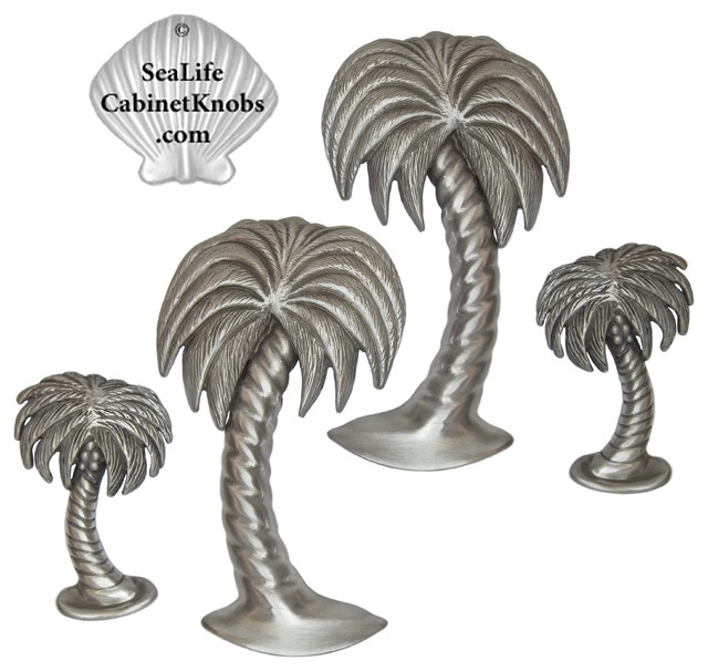 Palm Tree Pulls Beach Style Kitchen orlando