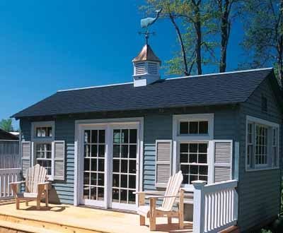 Modern shed guest house Modern shed guest house